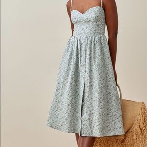 Reformation Cale Linen Dress